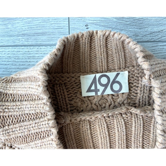 Mendocino - 496 - Tan Knitted Sweater - Picture 5 of 6